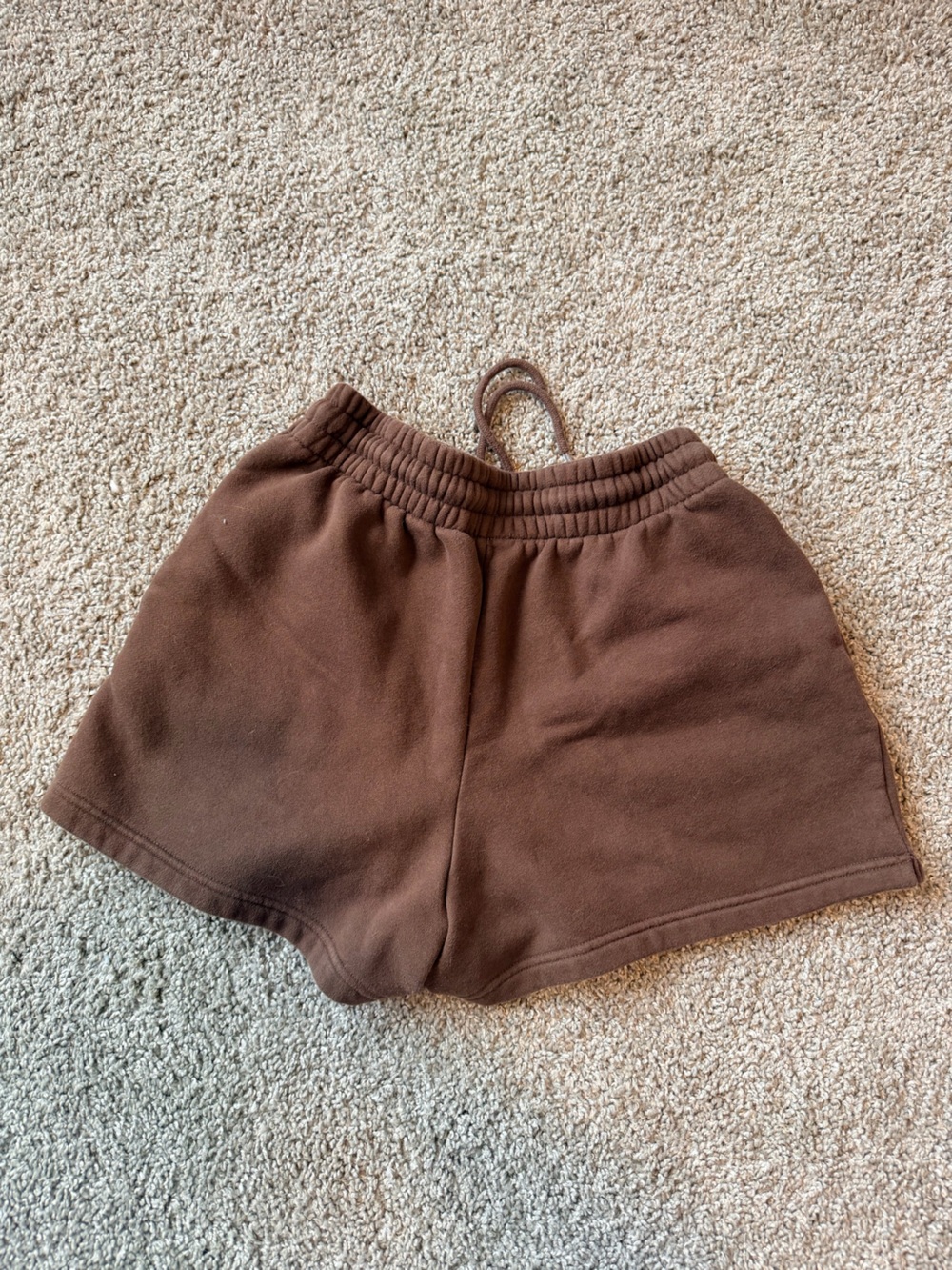 Women's Brown Sweat Shorts